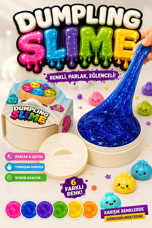 Dumpling Slime Oyun Jeli - Eğitici ve Öğretici Motor Becerileri Geliştiren Oyun Jeli